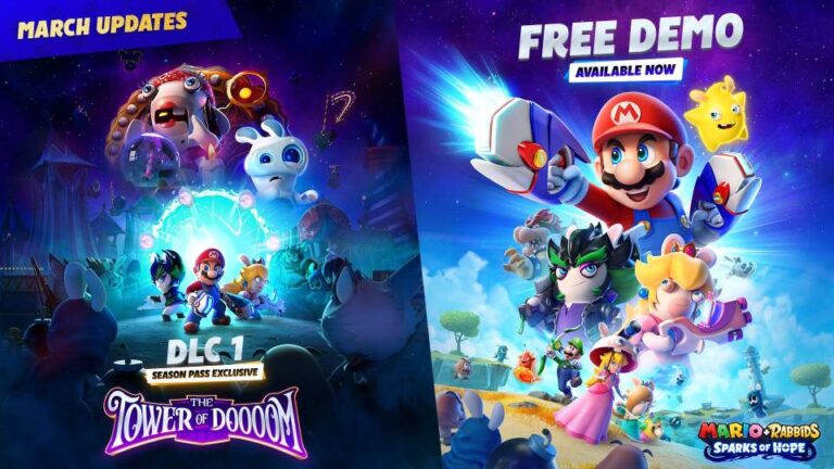 Mario Rabbids Sparks of Hope DLC and Free Demo
