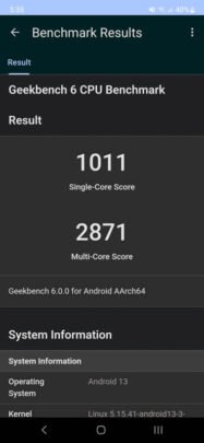 Samsung Galaxy A54 5G Review Benchmarks 1