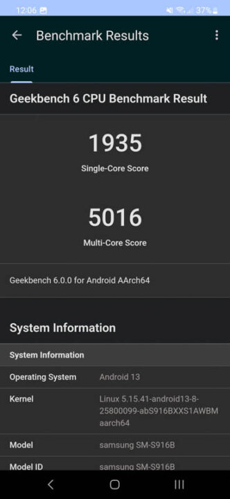 Samsung Galaxy S23 Benchmarks 4