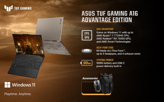 ASUS TUF Gaming A16 Advantage Edition FA617 (2023)