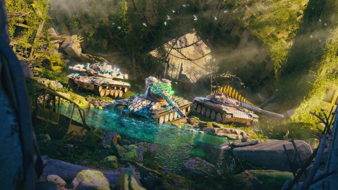 World of Tanks Blitz Dinosaur Camouflage Cover
