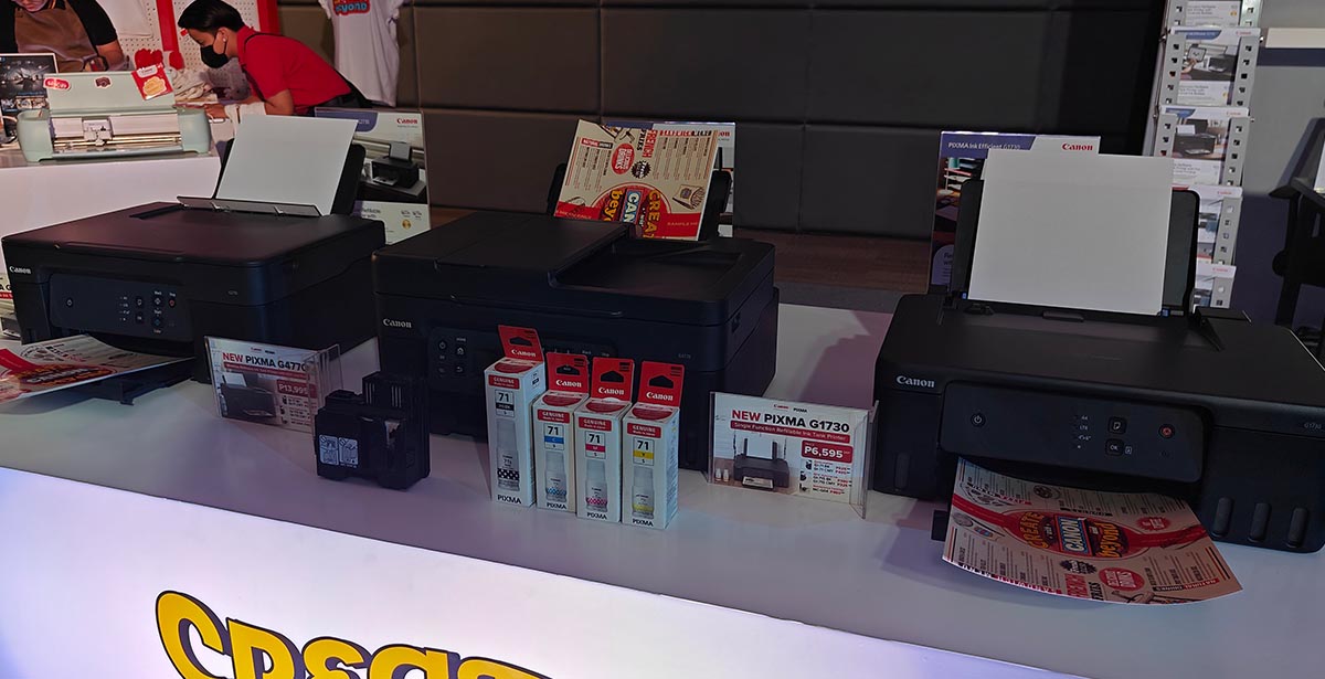 Canon Outs Ink Efficient Pixma G Series Printers In Ph Tech News Reviews And Gaming Tips 