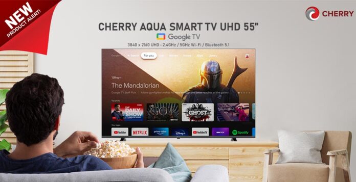 Cherry Aqua Smart TV Cover
