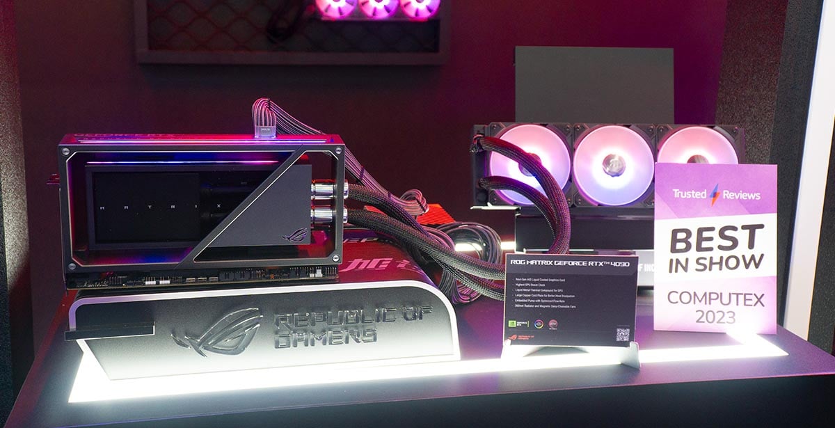 ASUS ROG Matrix RTX 4090 Computex 2023   Cover