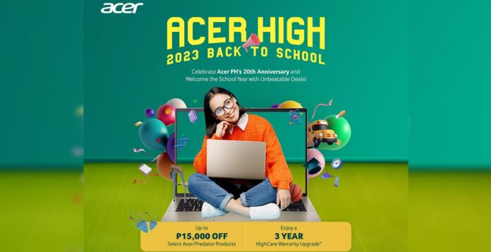 Acer High Back to School 2023   Cover