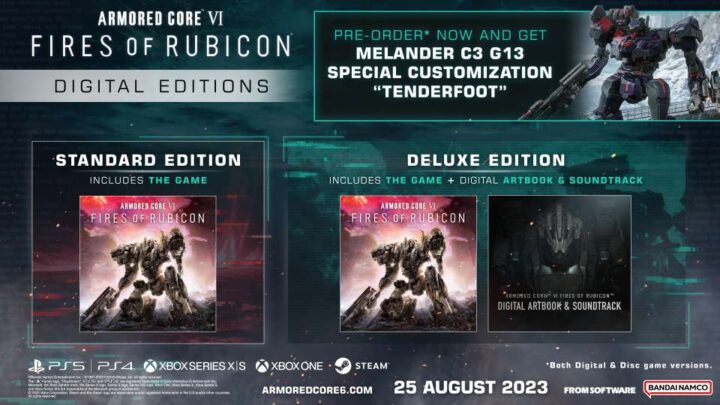 Armored Core VI Digital Editions