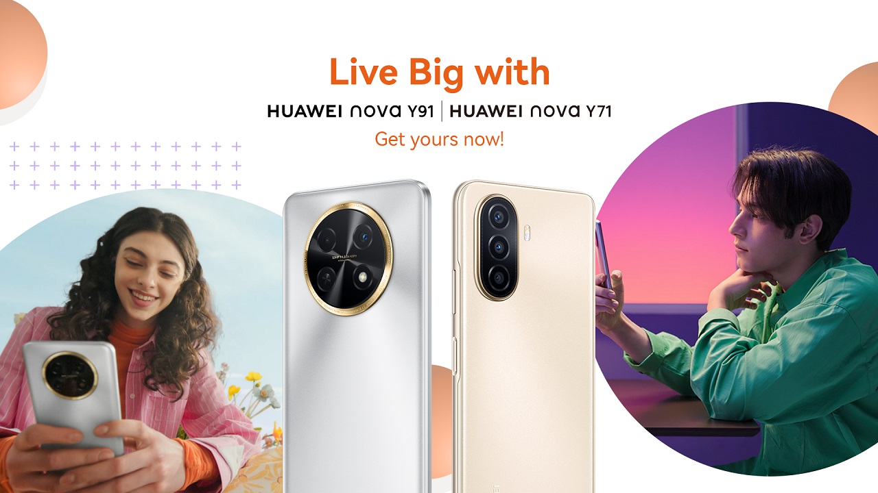 Huawei nova Y91 and nova Y71 Arrival PH Cover