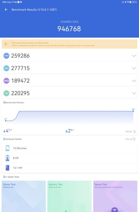 Huawei MatePad Air Review   Benchmarks (2)