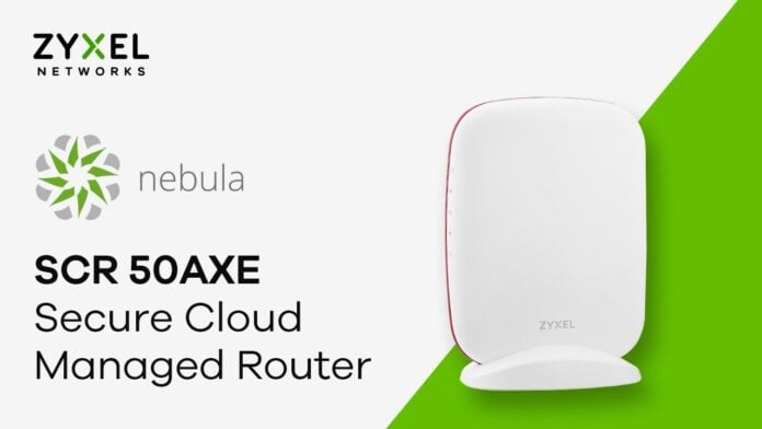 Zyxel SCR 50AXE WiFi 6E Router
