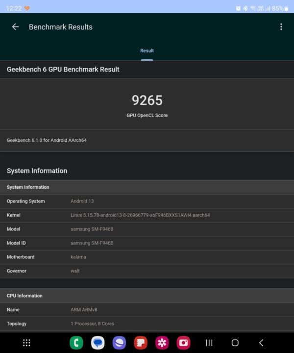 Screenshot 20230920 122208 Geekbench 6