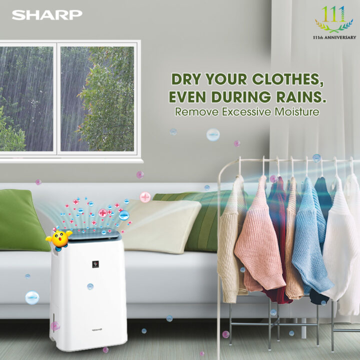 Sharp Plasmacluster Air Purifier with Dehumidifier 1