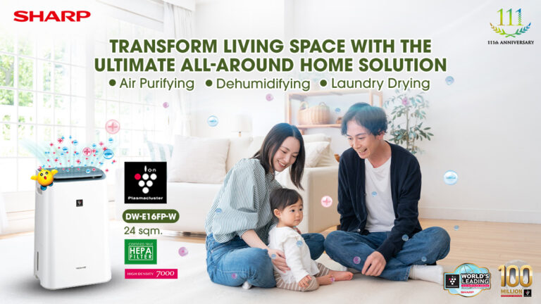 Sharp Plasmacluster Air Purifier with Dehumidifier FI
