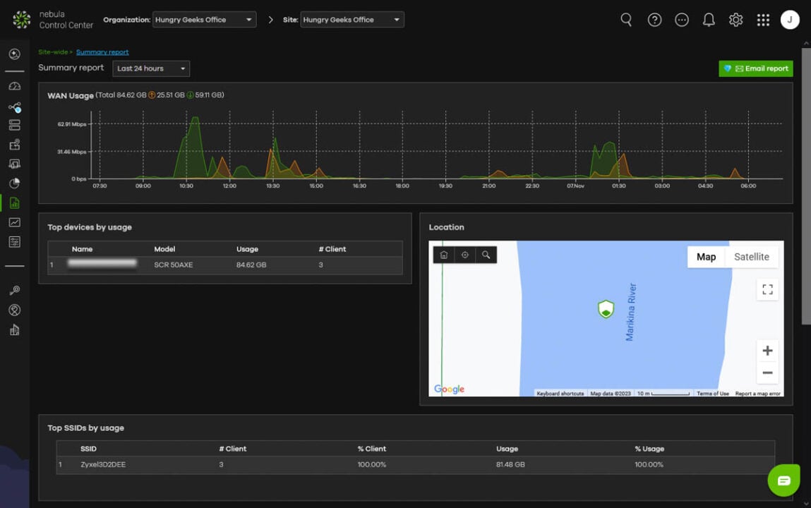 Zyxel Nebula App Browser