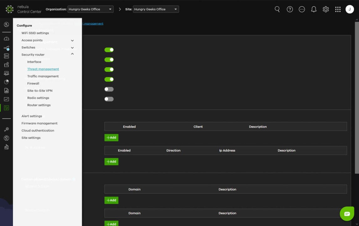 Zyxel Nebula App Browser