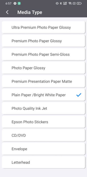 Epson iPrint App