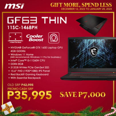 MSI Gift More Spend Less Promo