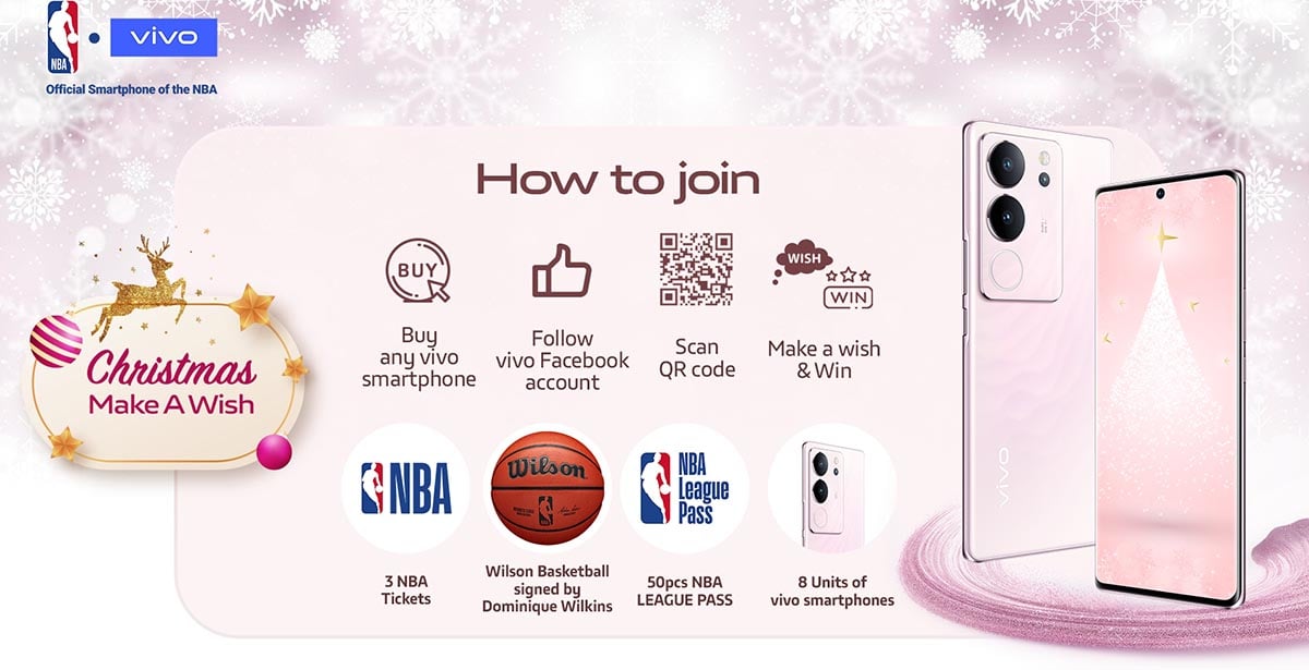 vivo Christmas Make a Wish NBA Tickets