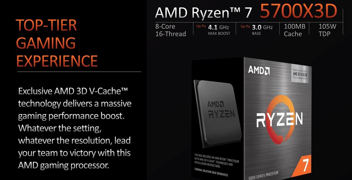 AMD Ryzen 7 5700X3D