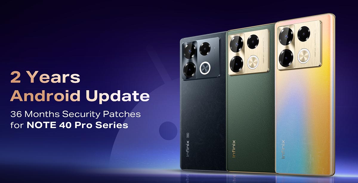 Infinix Note 40 Series Software Updates