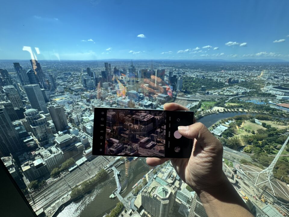 Samsung Galaxy S24 Ultra Melbourne Skydeck Taking Shot