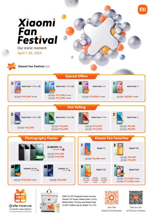 Xiaomi Fan Festiva 2024 Price Catalogue
