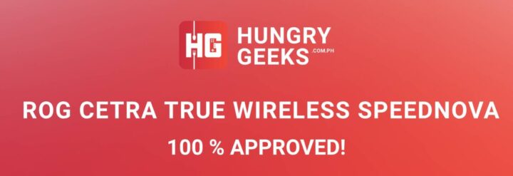 ROG Cetra True Wireless SpeedNova Award