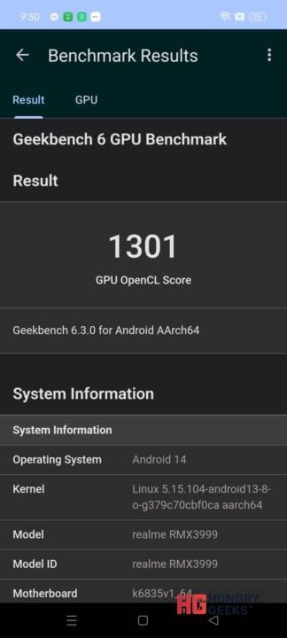 Geekbench GPU OpenCL