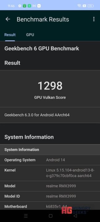 Geekbench GPU Vulkan