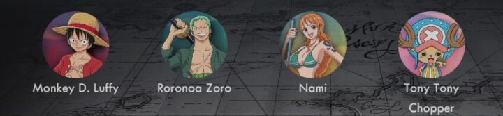 One piece collab characters