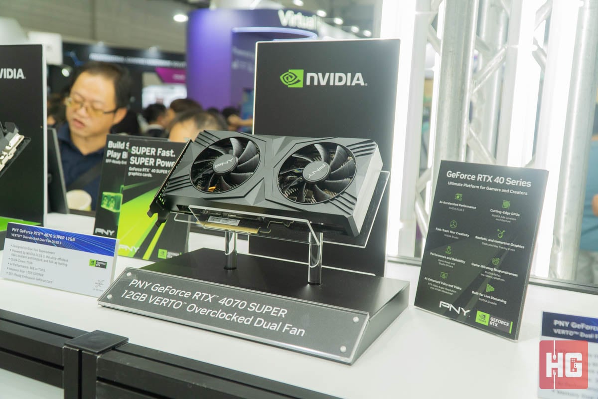 PNY GeForce RTX 4070 Super 12GB Verto OC Dual Fan Computex 2024