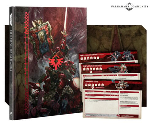 Blood Angels Box Set Exclusive Codex Supplement and Data Cards
