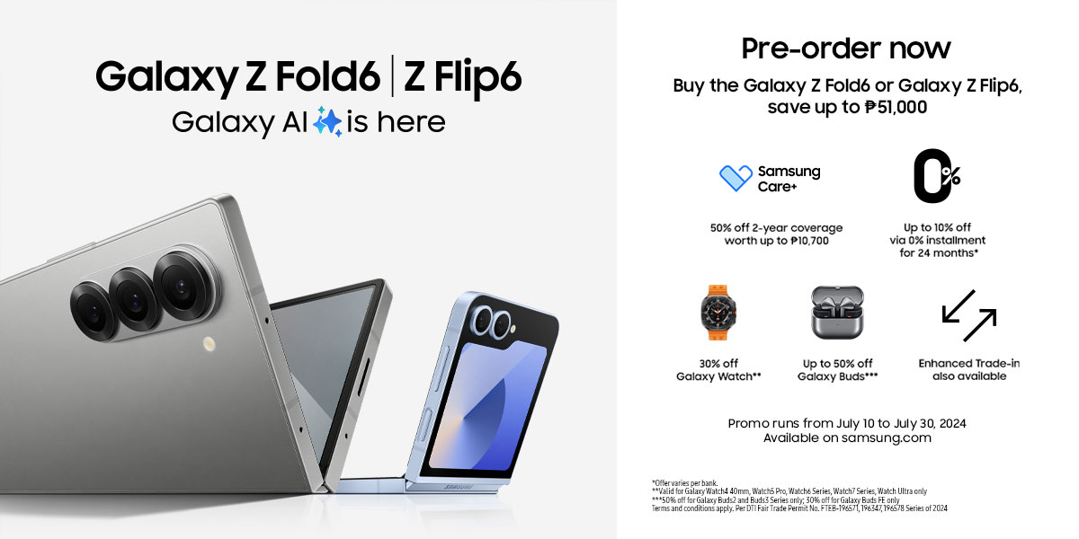 Galaxy Z Fold6 Flip6 Preorder PHilippines (2)