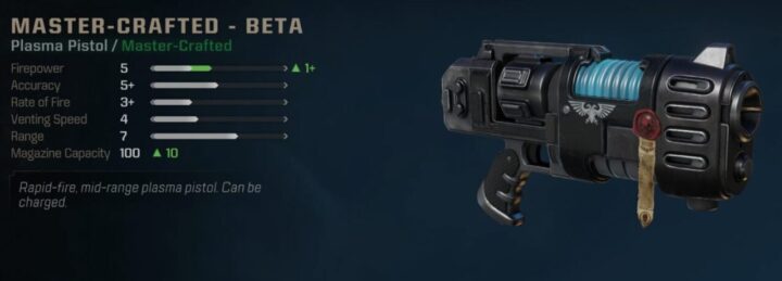 Master crafted Plasma Pistol