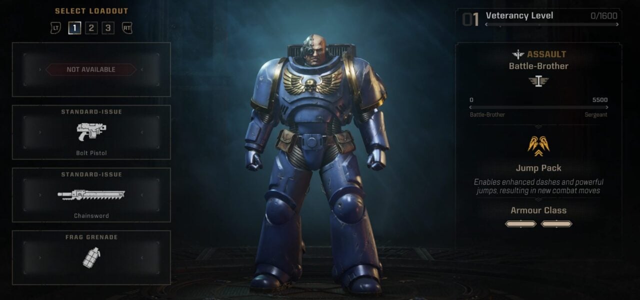 Space Marine 2 Assault Class