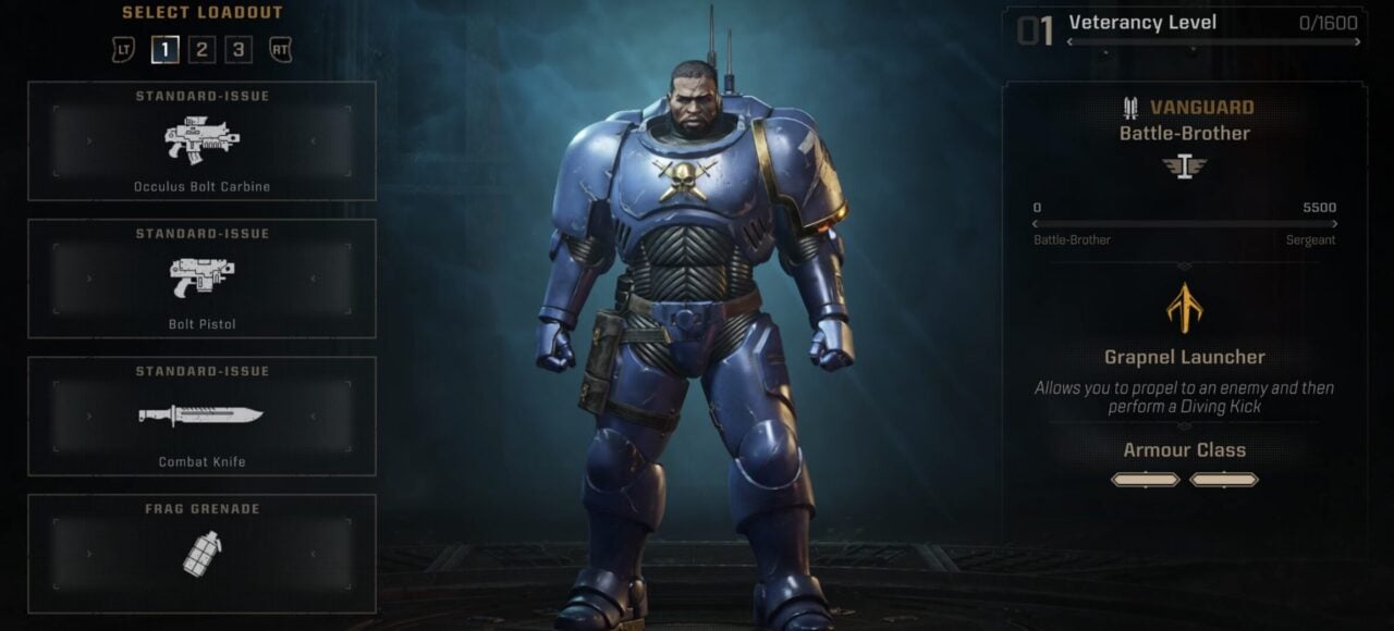 Space Marine 2 Vanguard Class