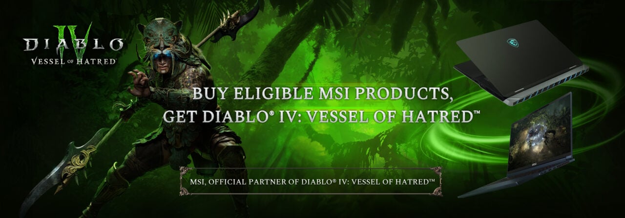 MSI x Diablo IV Vessel of Hatred Promo