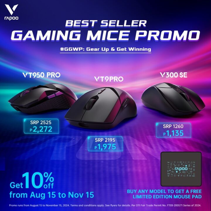 Rapoo Gaming Mouse Sale October 2024 (1)