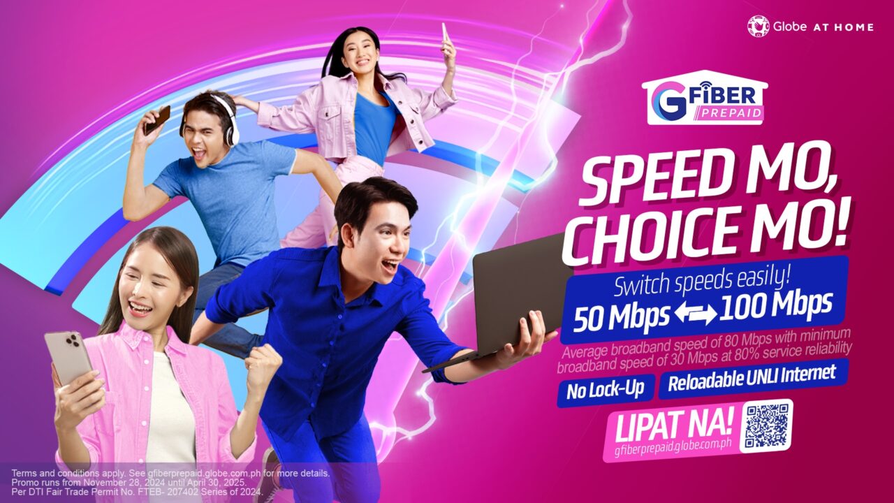 Globe Fiber 100Mbps November 2024