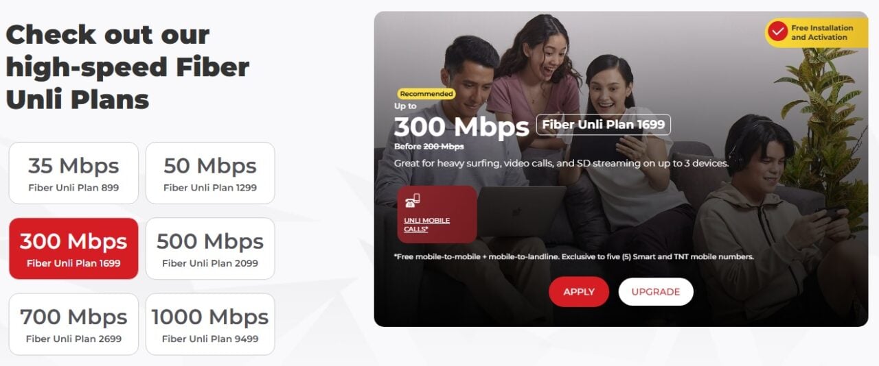 PLDT Fiber Plans Updated November 2024