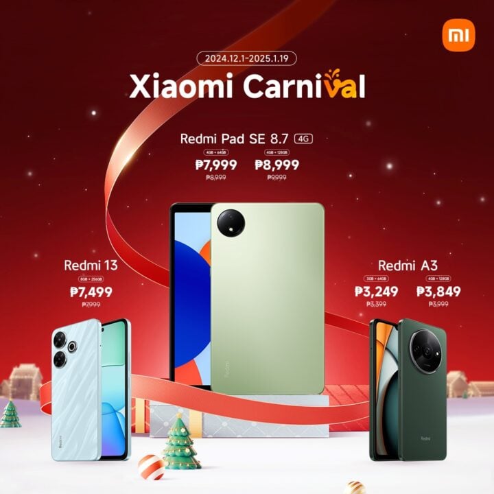 Xiaomi Christmas Carnival 2024 Tablets