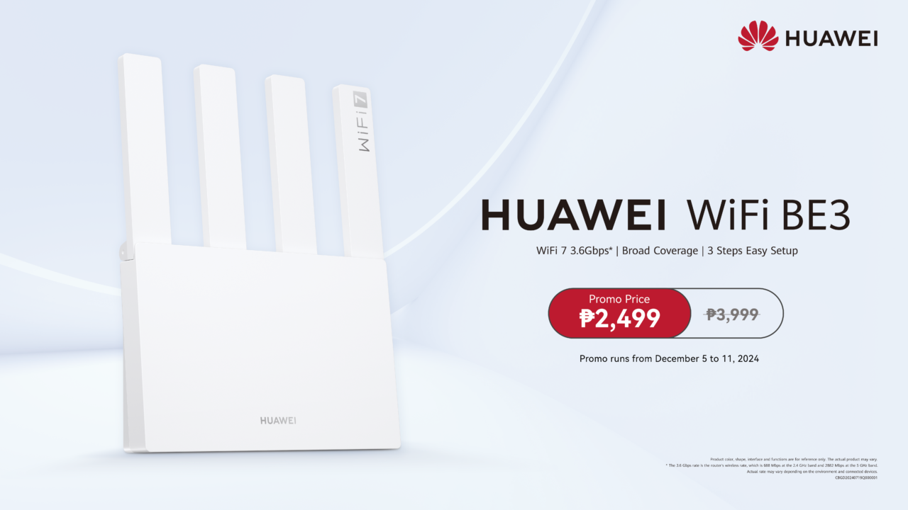 HUAWEI WiFi BE3 Promo Price KV