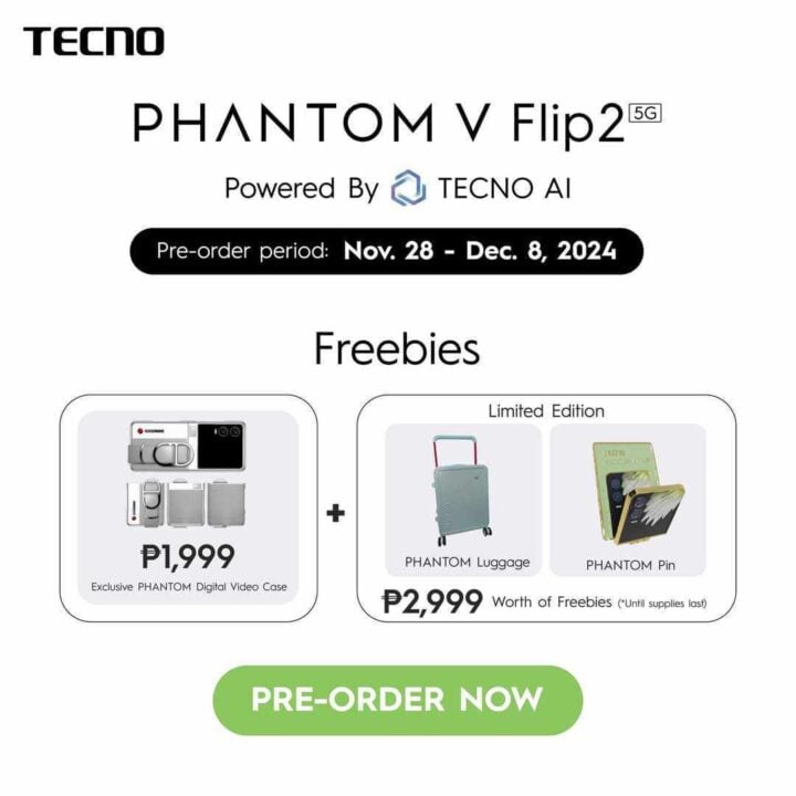 Tecno Phantom V Flip2 Pre-order Philippines