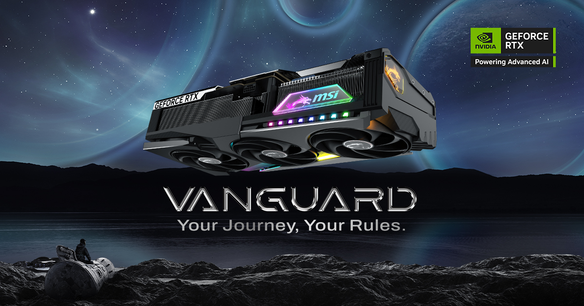 MSI RTX 50 Series CES 2025 Vanguard