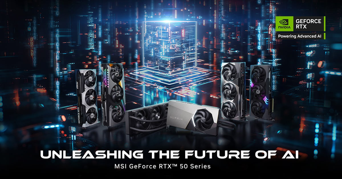 MSI RTX 50 Series CES 2025