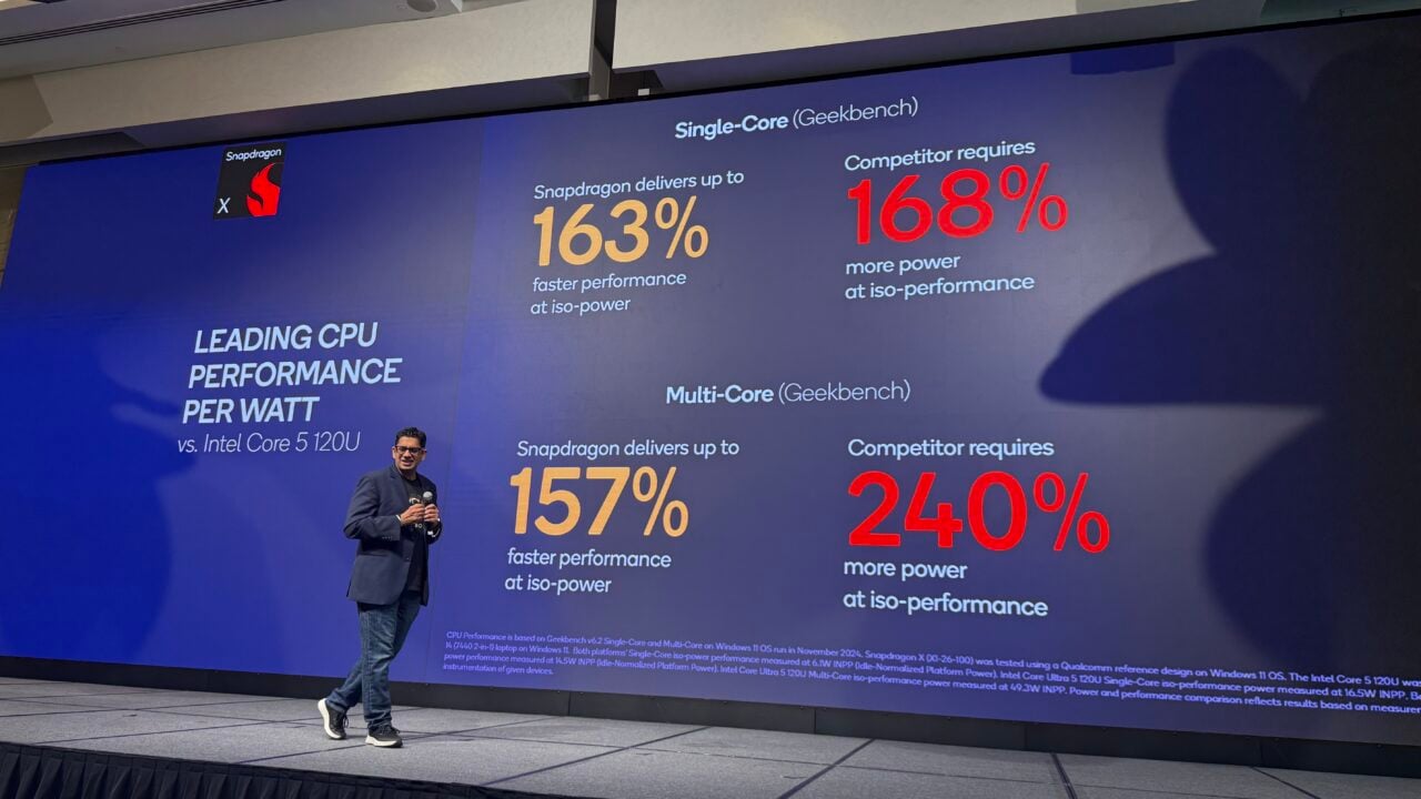 Intel vs Qualcomm Snapdragon X