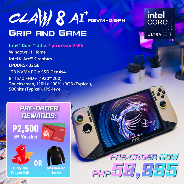 MSI Claw 8 AI+ Pre order PH (2)