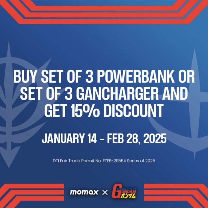 Momax x Gundam Sale