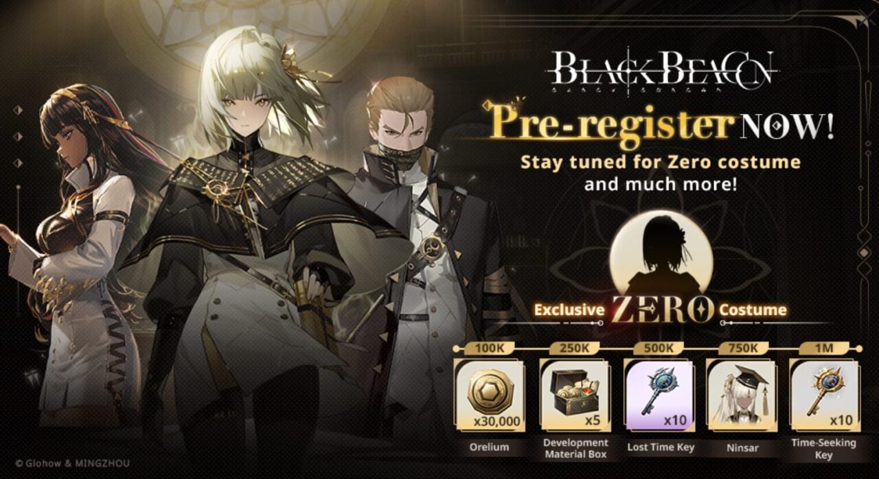 Black Beacon Pre register Rewards