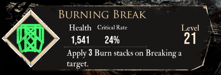 Expedition 33 Burning Break