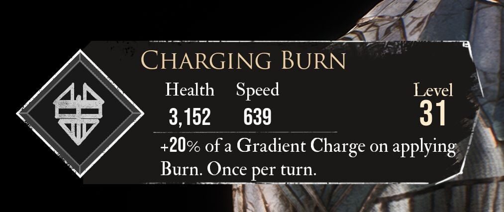 Expedition 33 Charging Burn